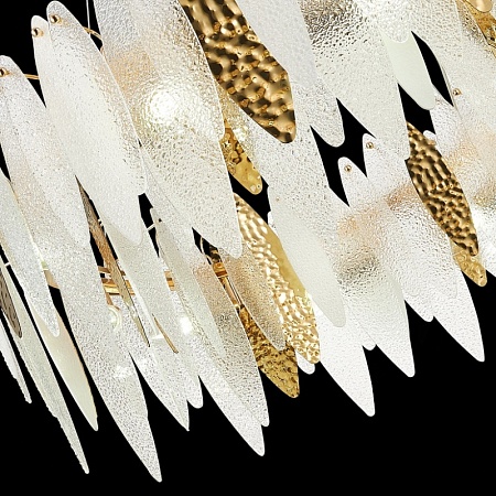 Люстра подвесная ST-Luce Золотистый/Прозрачный, Белый E14 10*60W SL1224.203.10 - фото