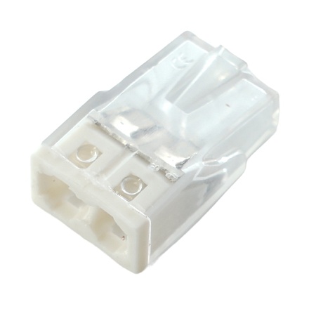 Клемма монтажная 2-проводная STEKKER  для 1-жильного проводника, LD2273-202 - фото