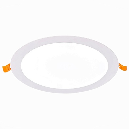 Св-к встр. Белый LED 1*18W 4000K 1 350Lm Ra80 110° IP20 D225xH8 90-265V ST209.548.18 - фото