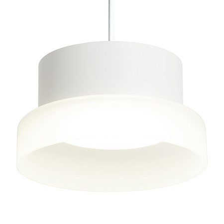 Светильник потолочный Feron Barrel HL4608 OPAL levitation 12W, 230V, GX53, белый, на подвесе 1,7 м - фото