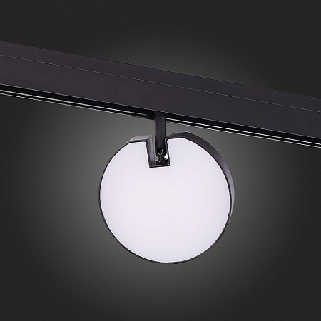 Магнитный трековый светильник Черный LED 1*15W 3000K 760Lm Ra>80 120° IP20 L150xW28xH21 ST359.436.15 - фото