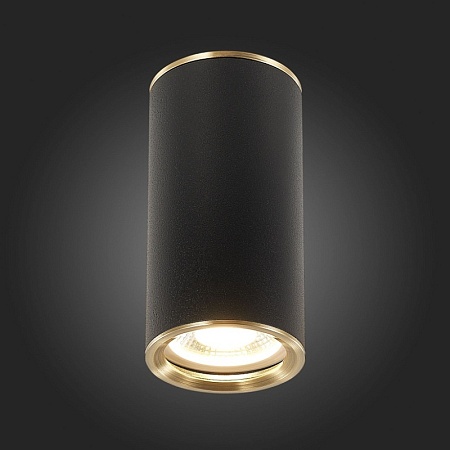 Светильник потолочный Черный GU10 1*50W D54xH105 220V Без ламп ST111.437.01 - фото