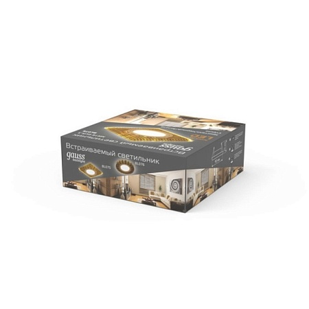 Точечный встраиваемый светильник GAUSS BL075_GAUSS - фото