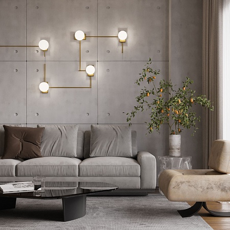 Настенный светильник Eurosvet 40034/1 золото - фото