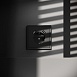 Розетка встраиваемая VOLTUM S70 с заземлением и защитными шторками, 16А, с USB, A+A, (черный матовый