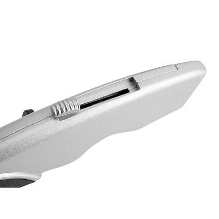 Нож строительно-монтажный с трапециевидным лезвием, 19 мм, 2 лезвия в рукоятке KMU-12-T - фото