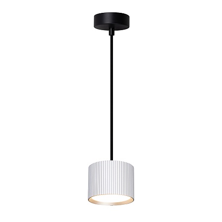 Светильник потолочный Feron Barrel HL4588 ARIA  levitation 12W, 230V, GX53, серебро + черный, на подвесе 1,7 м - фото