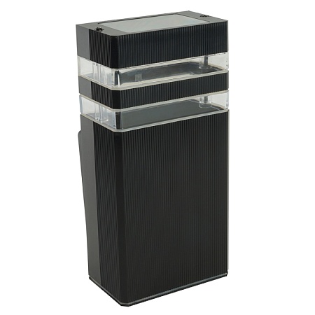 Светильник садово-парковый Feron.ONE DH0806-P, на стену вверх,  GU10 220-240V, черный пластик - фото