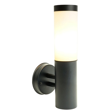 Светильник садово-парковый Feron DH041-B, Техно на стену вверх, 18W E27 230V, черный - фото