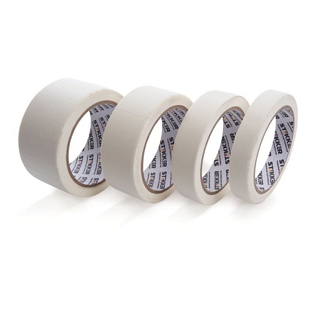 Малярная лента STEKKER INTP7-36-25 36 мм, длина 25 м, на бумажной основе, белый - фото