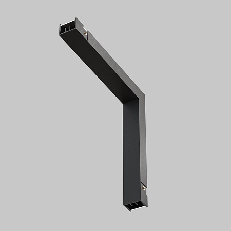 Коннектор питания угловой внутренний Basity, черный - фото