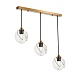 Светильник подвесной Золотистый/Прозрачный E27 3*60W SLE103103-03 - фото