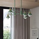 Подвесной Реечный Светильник Fanta Long Green Imperiumloft 204547-26 - фото