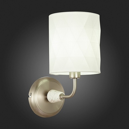 Светильник настенный Никель/Белый E14 1*40W SLE107801-01 - фото