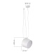 Подвес Белый/Белый E27 1*40W SLE120653-01 - фото