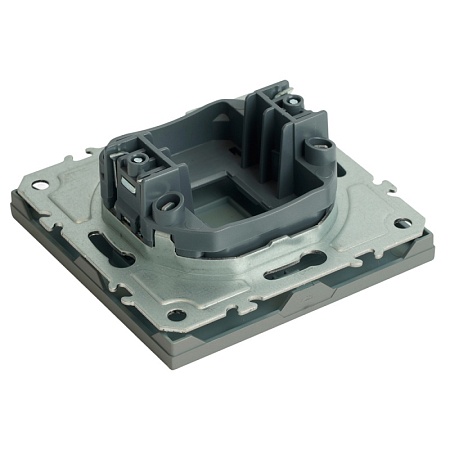 Заглушка (механизм), серия Эмили, платиново-серый, soft touch, RST00-5116-10 - фото