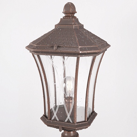 Уличный светильник на столбе Virgo F капучино IP44 GLXT-1450F капучино Elektrostandard - фото