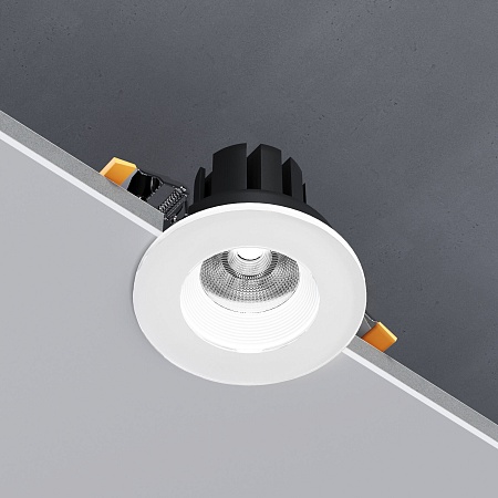 Светильник встраиваемый светодиодный Artis 7W 3000 белый 25096/LED Elektrostandard - фото