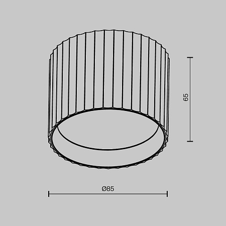 Потолочный светильник Technical C106CL-GX53-W - фото