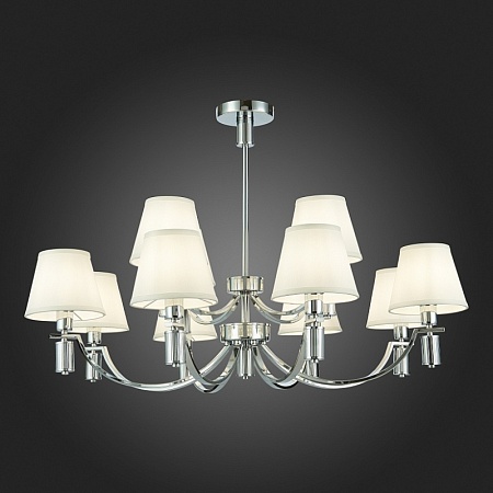 Светильник подвесной Хром/Белый E14 12*40W SLE111303-12 - фото