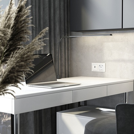 W1181041/ Розетка Ethernet RJ-45 (белый акрил) W1181041 - фото