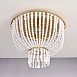 Люстра Jacqueline Clear Flush-Mount Brass Imperiumloft 186173-22 - фото