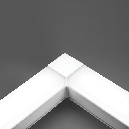 Светильник светодиодный линейный Feron AL4020 IP20 24W 6500K, рассеиватель матовый в алюминиевом корпусе, белый 1180*50*55мм серия MattLine - фото