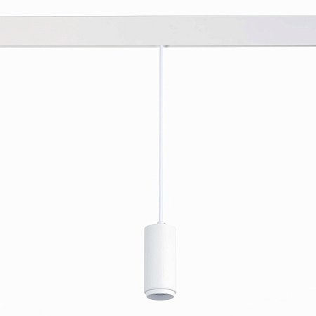 Магнитный трековый светильник подвесной ZOOM Белый LED 1*6W 4000K 667Lm Ra>80 10-60° IP ST357.543.06 - фото