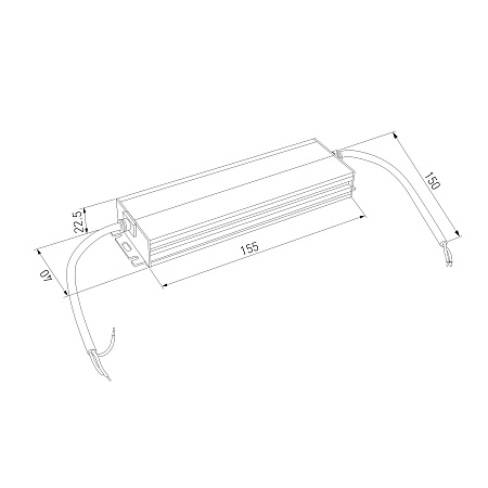 Блок питания 60W 24V IP67 95052/00 Elektrostandard - фото