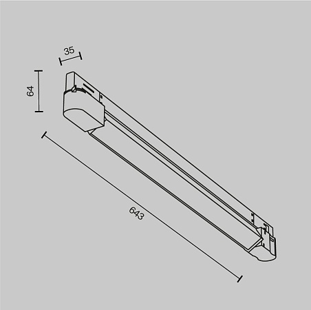 Трековый светильник Technical BASIS TR196-3-20W4K-W - фото