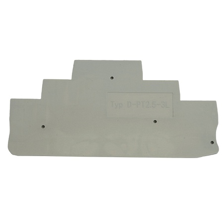 Торцевая заглушка для ЗНИ LD579 2,5 мм² (JXB PT 2,5), серый LD579-1-25 - фото