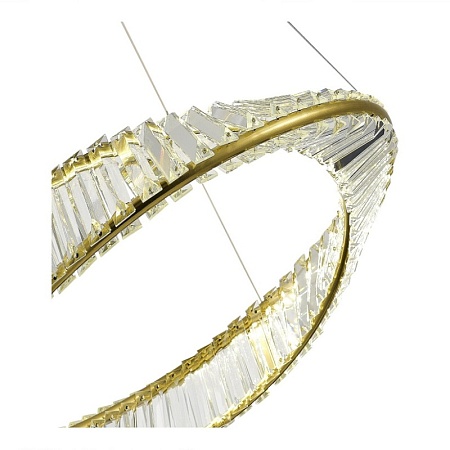 Светильник подвесной ST-Luce Латунь/Прозрачный LED 1*32W 4000K SL6204.301.01 - фото