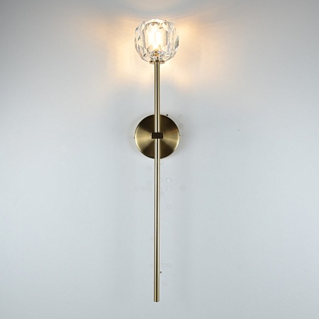 Бра Boule De Cristal Long Sconce Brass Imperiumloft 185376-22 - фото