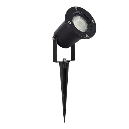 Светильник уличный наземный ST-Luce черный/прозрачный GU10 1*50W SL9014.425.01 - фото