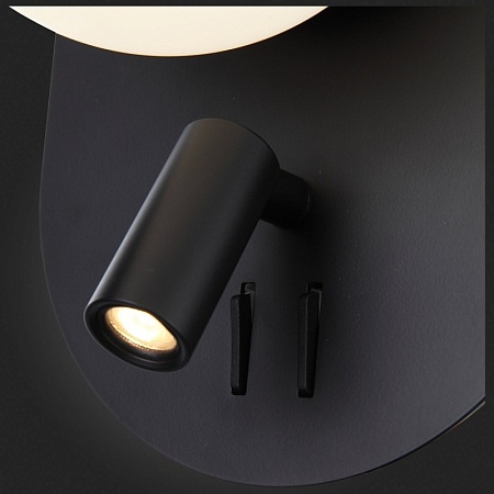 Бра ST-Luce Черный/Белый LED 1+1*8+3W 4000K SL395.411.02 - фото