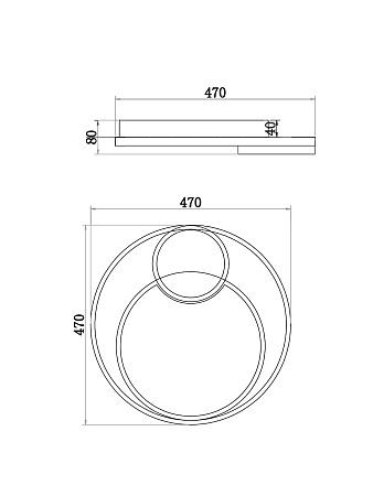 Потолочный светильник Freya FR10028CL-L80W - фото