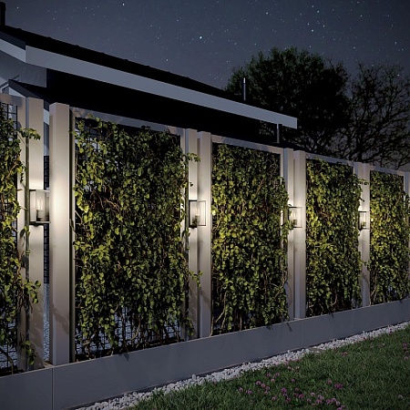 Светильник настенный ST-Luce темно-серый/прозрачный E27 1*15W SL9019.701.01 - фото