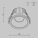 Встраиваемый светильник Technical Alfa LED DL043-01-15W4K-RD-W - фото