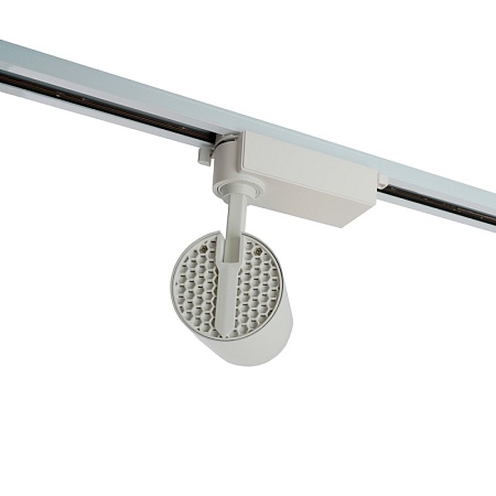 Светодиодный светильник Feron AL137 трековый однофазный на шинопровод 30W 4000K белый, изменяемый угол освещения 15-60град - фото