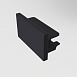 Заглушка торцевая 1шт Unity накладной черный - фото