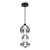 Светильник подвесной ST-Luce Черный/Дымчато-Серый LED 1*24W 3000K SL6119.403.24