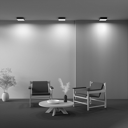 Потолочный светильник Technical Zon C032CL-24W3K-SQ-B - фото