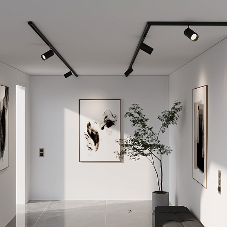 Умный трековый светильник 12W 2700-6500K Dim R02 Slim Magnetic 85075/01 Elektrostandard - фото