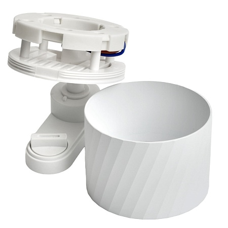 Светильник Feron AL125 трековый однофазный на шинопровод под лампу GX53, белый - фото