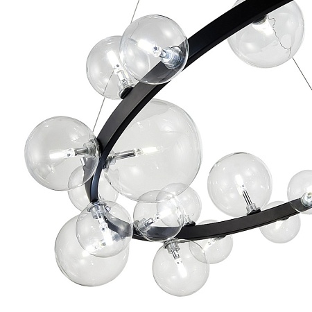 Светильник подвесной ST-Luce Черный/Прозрачный G4 24*5W SL1165.403.24 - фото