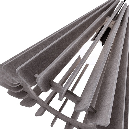 Светильник подвесной ST-Luce Черный/Бежевый E27 1*60W SL3002.403.01 - фото