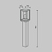 Ландшафтный светильник Outdoor Cell O452FL-01GF2 - фото