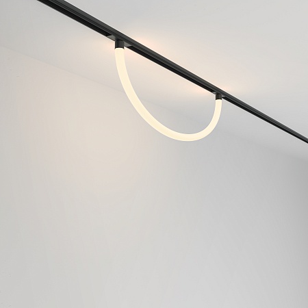 Трековая система Technical накладная магнитная чёрная 150x150 TS-S-150-TR101-2-20W3K-B