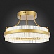 Светильник потолочный ST-Luce Матовое золото/Прозрачный LED 1*34W 3000K SL383.202.01 - фото