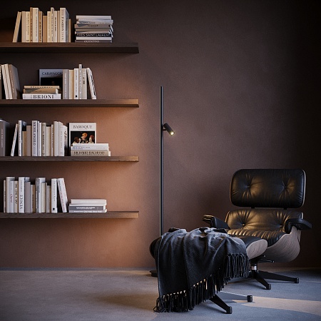 Напольный светильник (торшер) Maytoni Thin MOD395FL-L28B3K - фото